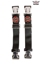 Fire Department Alligator Boot Clips Jimmy Lee Leathers Club Vest