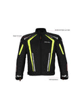 Men's Nylon and Mesh Motorcycle Jacket in Neon CE Armor CHOOSE COLOR Jimmy Lee Leathers Club Vest