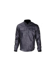 Mens Light Weight Genuine Cowhide Leather Motorcycle Shirt Jimmy Lee Leathers Club Vest
