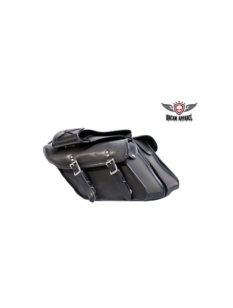 Motorcycle Saddlebag for Dyna Motorcycle Jimmy Lee Leathers Club Vest