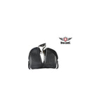 Motorcycle Saddlebag with No Studs Jimmy Lee Leathers Club Vest