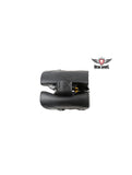 Motorcycle Saddlebag with No Studs Jimmy Lee Leathers Club Vest