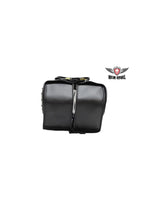 Motorcycle Saddlebag with Studs Jimmy Lee Leathers Club Vest