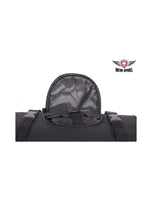 Premium Medium Size Motorcycle Sissy Bar Bag with side door access Jimmy Lee Leathers Club Vest